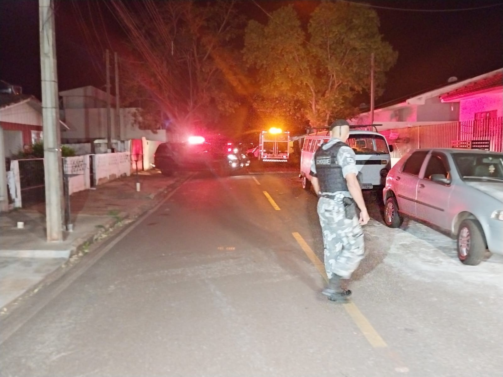 Rua onde ocorreu a abordagem policial (Foto: GMC Online)