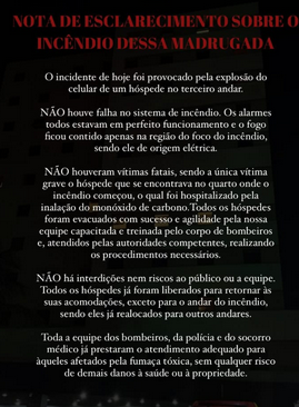 Nota de esclarecimento: Reprodução/Instagram