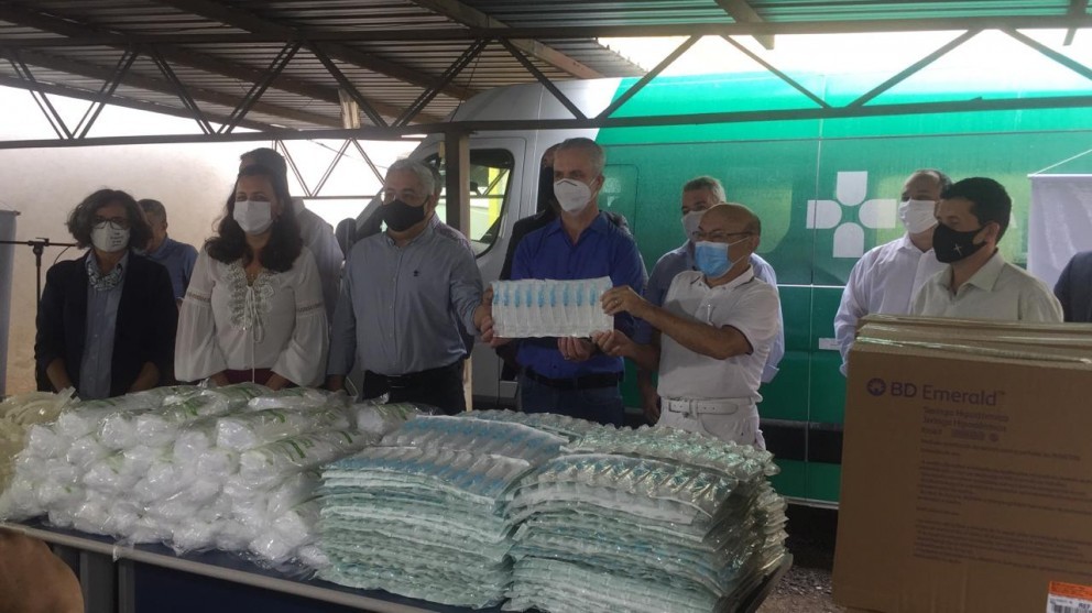  Insumos chegaram na 15ª Regional de Saúde de Maringá nessa segunda-feira (18) | Foto: Letícia Tristão/GMC Online