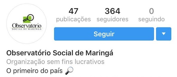 Observatório Social de Maringá aumenta uso das redes sociais