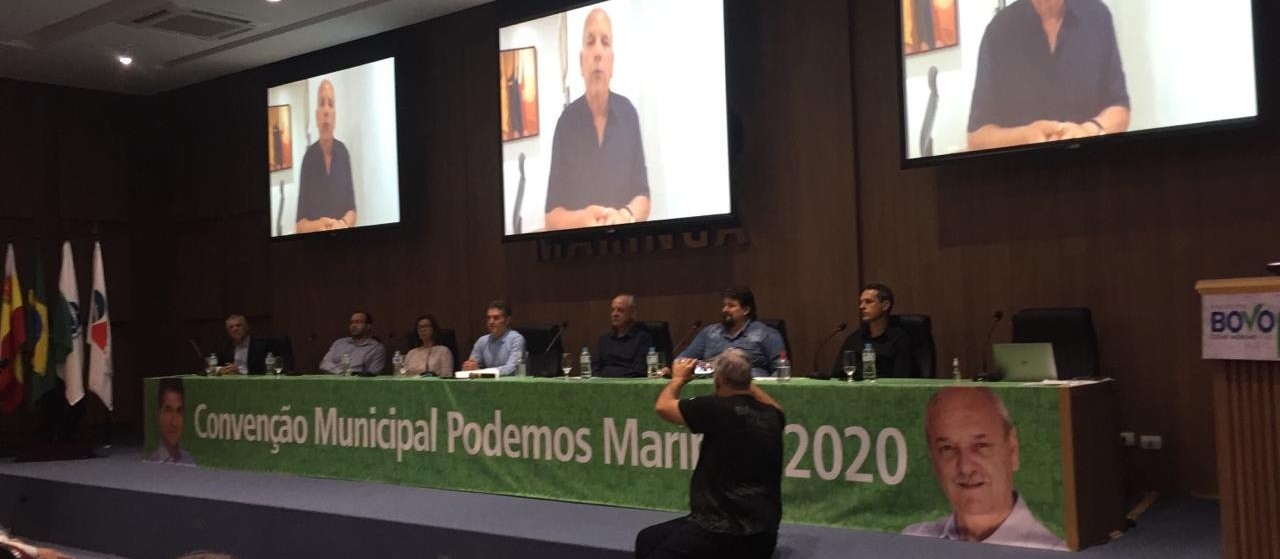 Podemos confirma os candidatos José Luiz Bovo para prefeito e César Moreno para vice