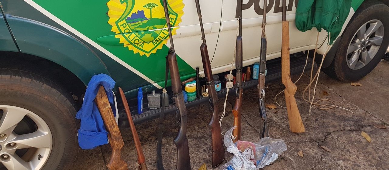 Polícia Ambiental prende três pessoas por caça ilegal e posse de armas