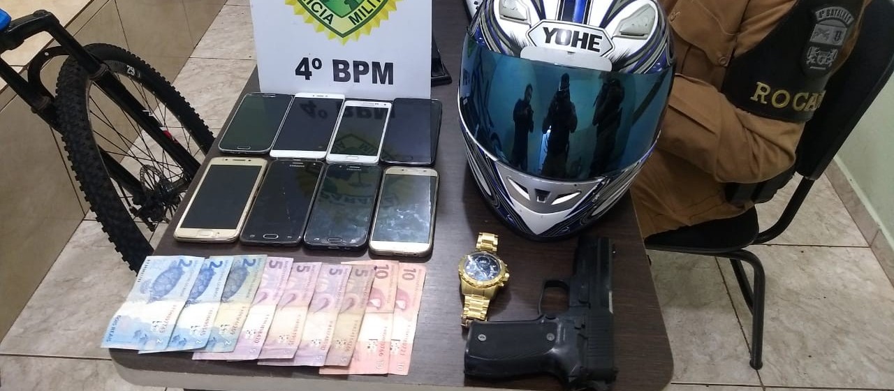Policial de folga reconhece suspeito de praticar vários roubos em Maringá