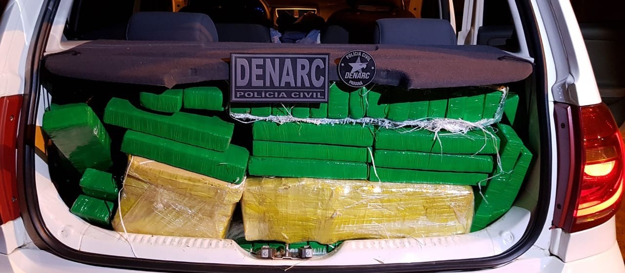 Três suspeitos de tráfico de drogas são presos pela Denarc em Maringá