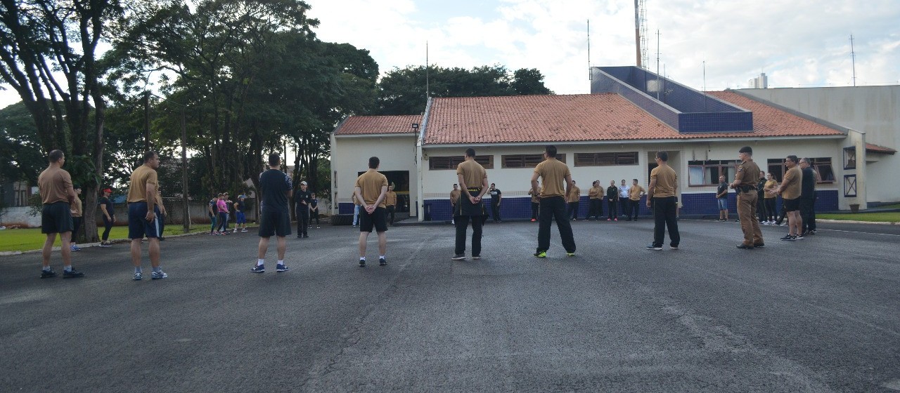 Pelotão de Serviços do 4º Batalhão da PM participou do Dia do Desafio