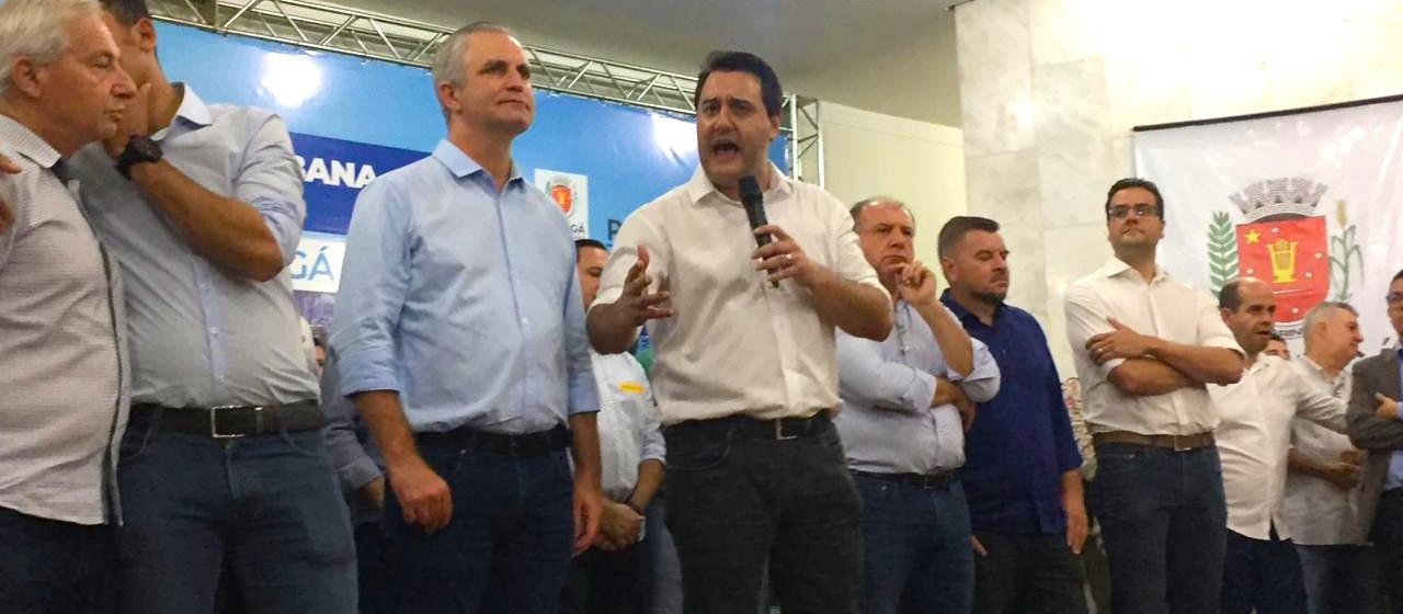 “Sou cabo eleitoral dele”, diz Ratinho Júnior sobre reeleição de Ulisses Maia