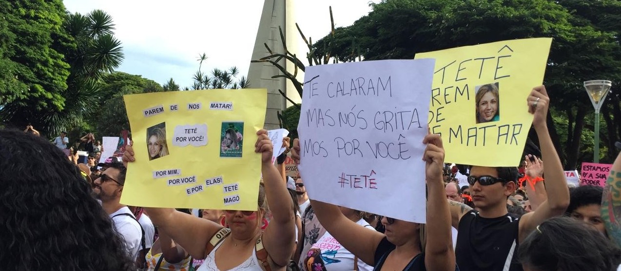 Milhares pedem o fim do feminicídio em Maringá