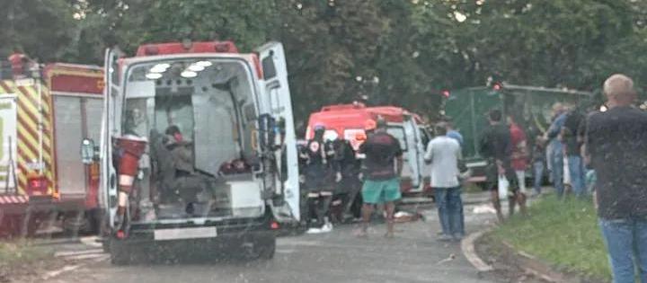 Oito pessoas ficaram feridas em acidente com van da Secretaria de Saúde de Nova Londrina