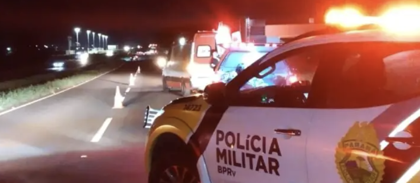 Pedestre fica gravemente ferido após ser atropelado por ônibus na PR-317