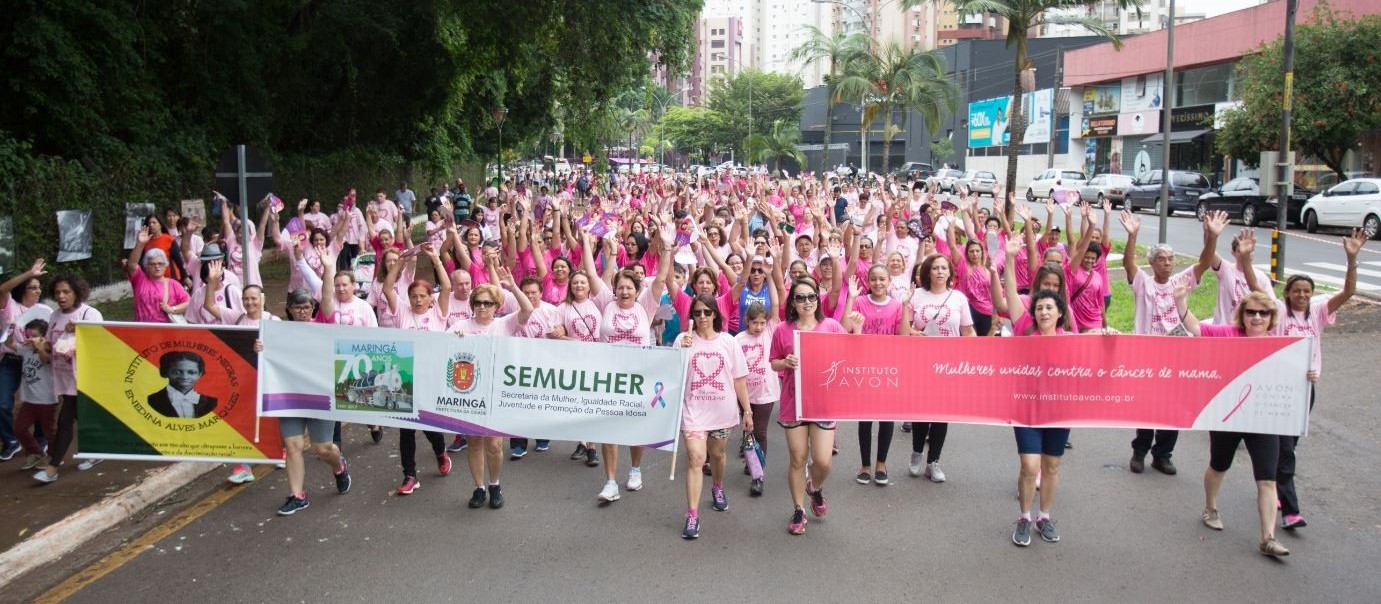 No domingo (21) tem caminhada contra o câncer de mama