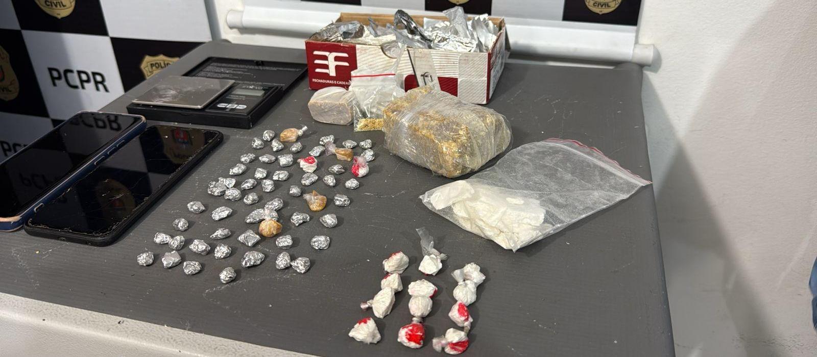 PC prende traficante de droga que distribuía crack na Zona 7
