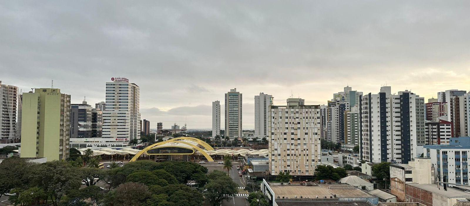Nebulosidade predomina e tempo segue estável nesta quarta (2) em Maringá