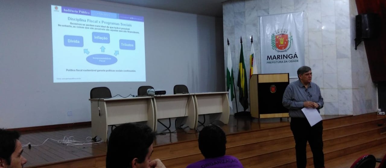 Orçamento de Maringá para 2019 deve ficar em 1,7 bilhão de reais
