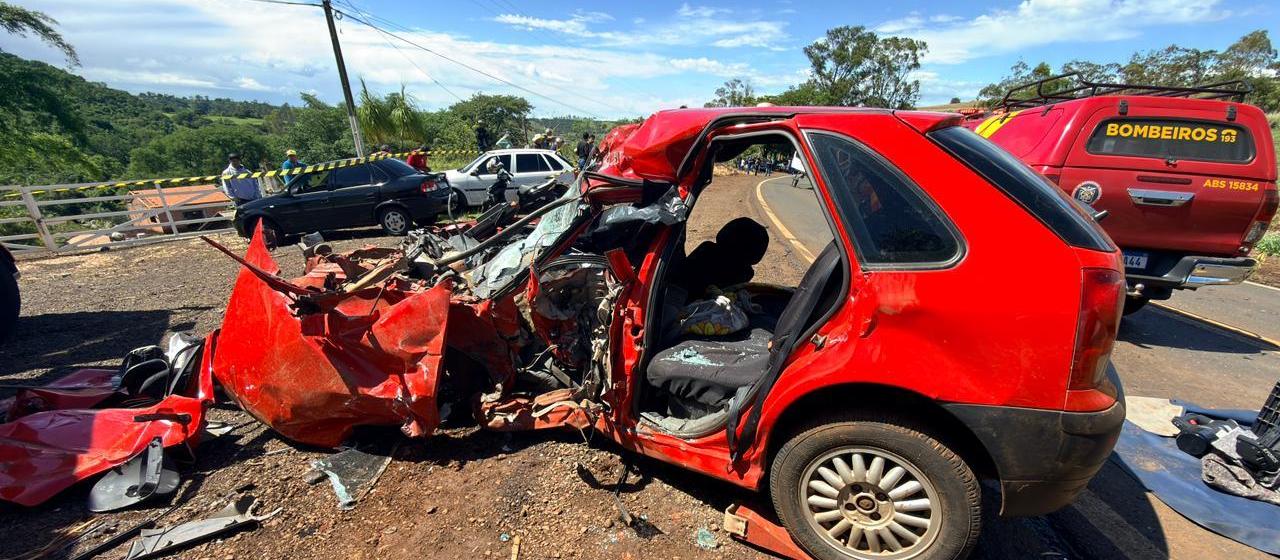 Motorista morre e criança fica gravemente ferida em acidente na BR-369