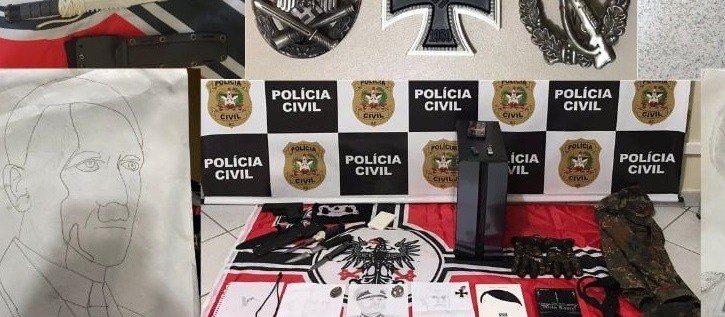 Adolescente de Porto União é alvo de operação contra grupos nazistas