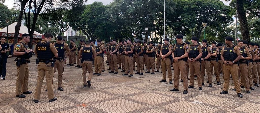 Alunos da EsFAEP reforçam policiamento em Maringá e região