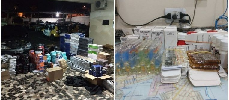 Seis são presos com eletrônicos e anabolizantes contrabandeados