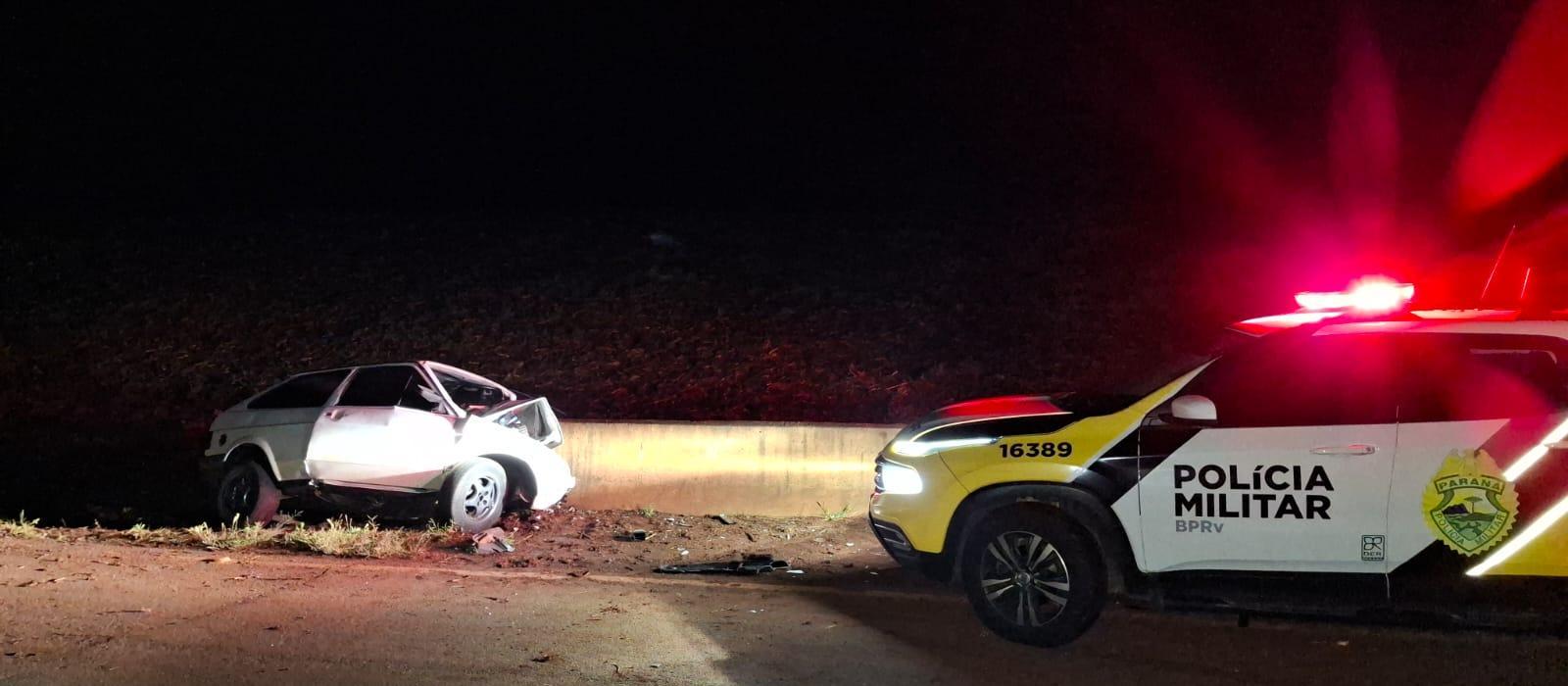 Motorista morre em acidente na PR-462