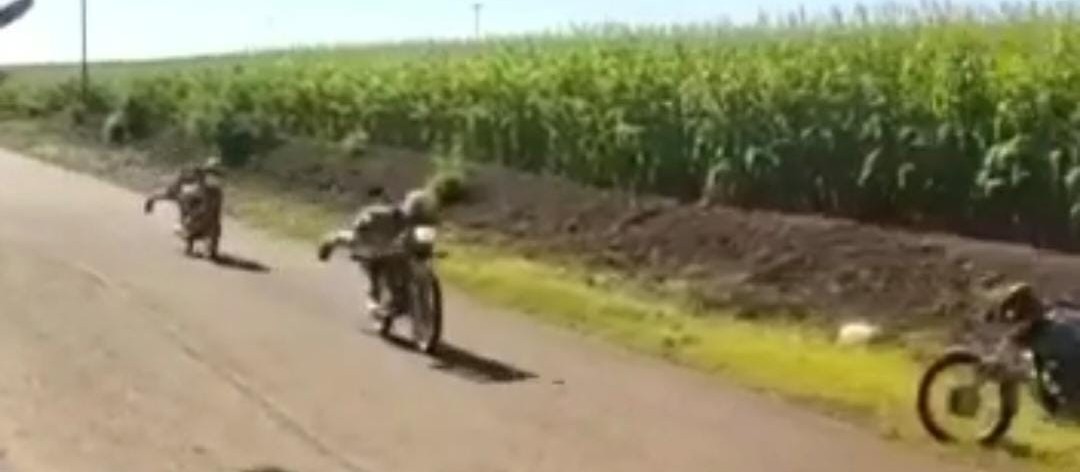 Vídeo: motociclistas tiram racha e gravação registra acidente em Maringá