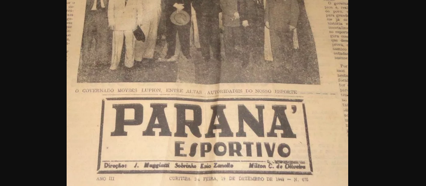 Jornal Paraná Esportivo acompanhou avanço dos times da época