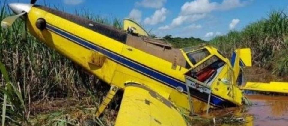 Cenipa deve investigar queda de avião agrícola em Cianorte