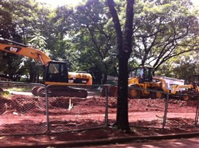 Cronograma de obras do contorno oeste da UEM está atrasado por causa da chuva