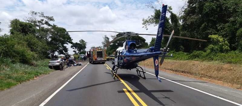 Acidente deixa um morto e dois feridos na BR-376, em Guairaçá