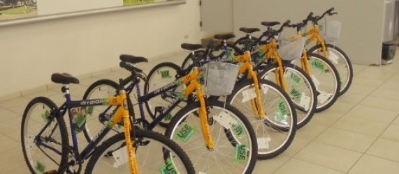 Banco e ONG estimulam o uso da bicicleta no interior do estado 