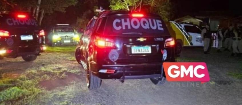 Homens armados atiram contra policiais durante roubo a sítio na região de Maringá