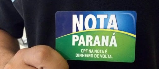 Começa nesse domingo (1º) o prazo para utilização de créditos do Nota Paraná