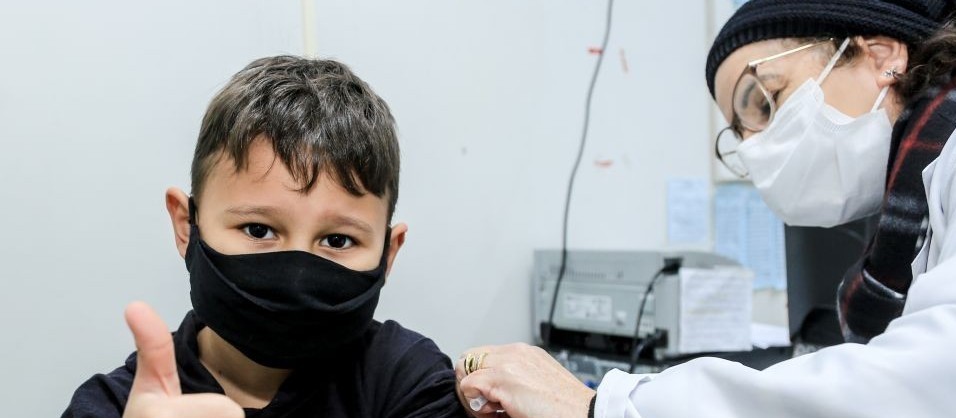 Maringá começa vacinação contra Covid-19 em crianças a partir de 3 anos