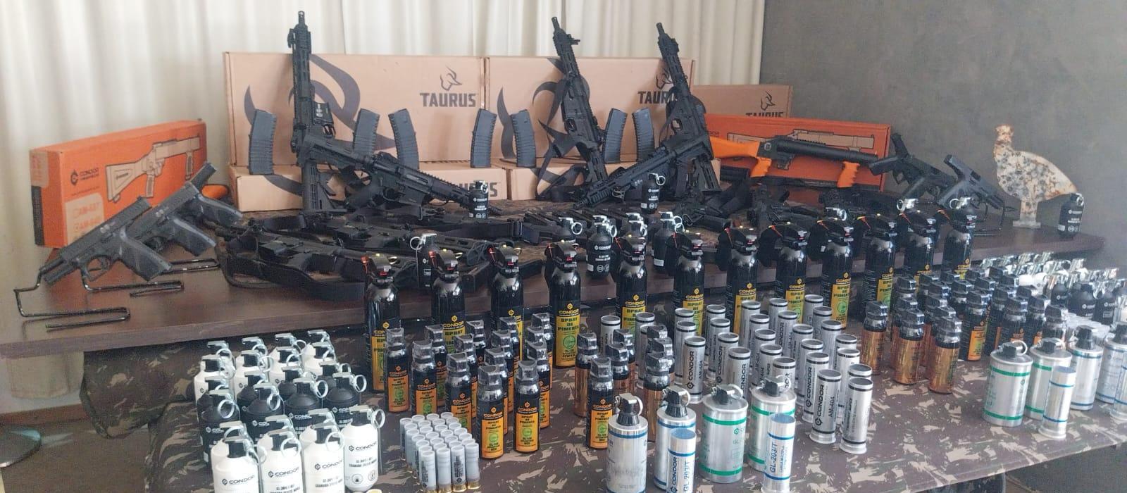 Guarda Municipal de Maringá apresenta novas armas, entre elas fuzis