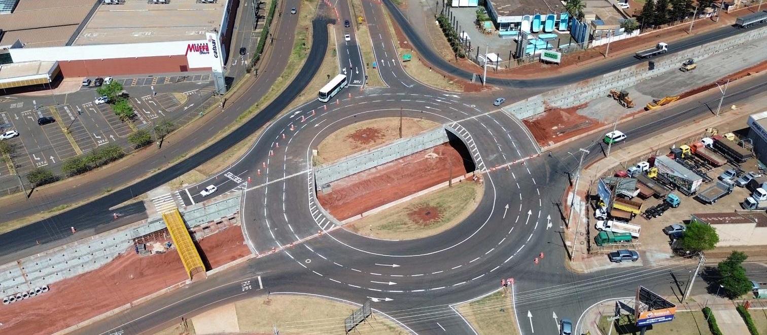 Rotatória do Trevo do Catuaí será liberada no domingo (14)