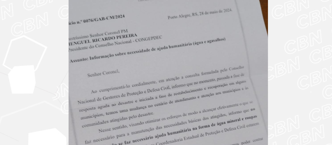 Bombeiros se pronunciam sobre excedentes de donativos arrecadados para o RS