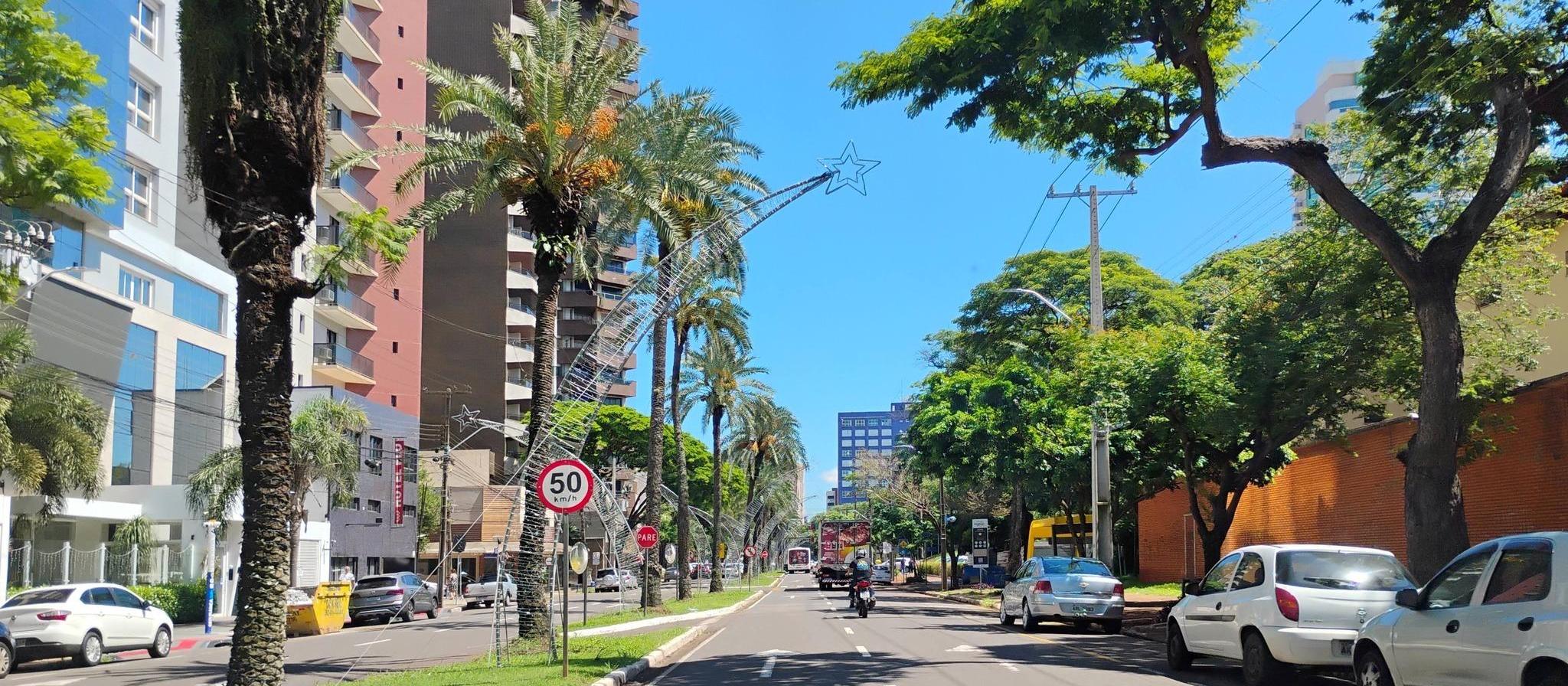 Segunda-feira (5) será de tempo firme e ensolarado em Maringá