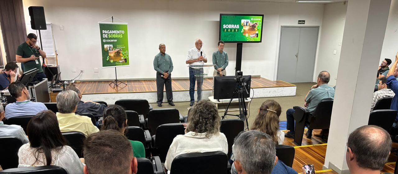 Cocamar começa a distribuir sobras no valor de R$ 200 milhões