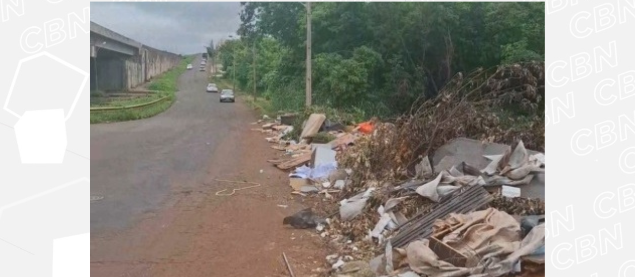 Ouvinte denuncia lixão às margens do Contorno Norte, em Maringá