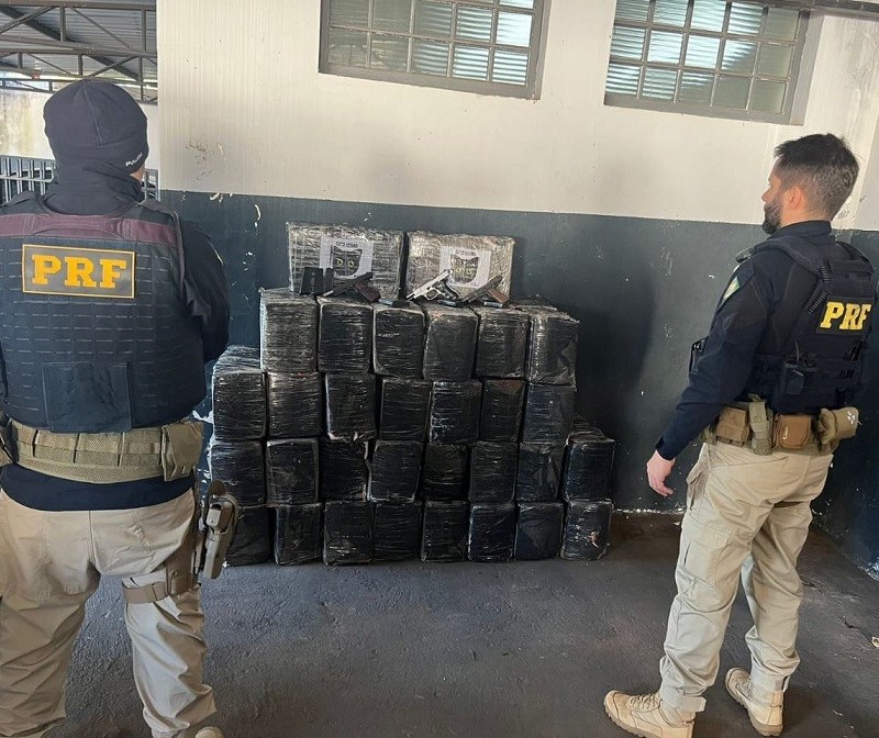 PRF apreende mais de 1 tonelada de droga em três ocorrências na região