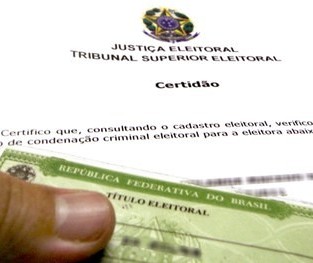 Certidão de quitação eleitoral está liberada