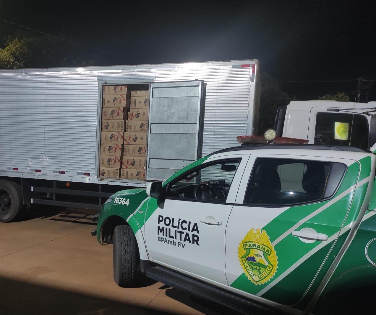 Três homens são presos com cigarros do Paraguai na Operação Curupira III