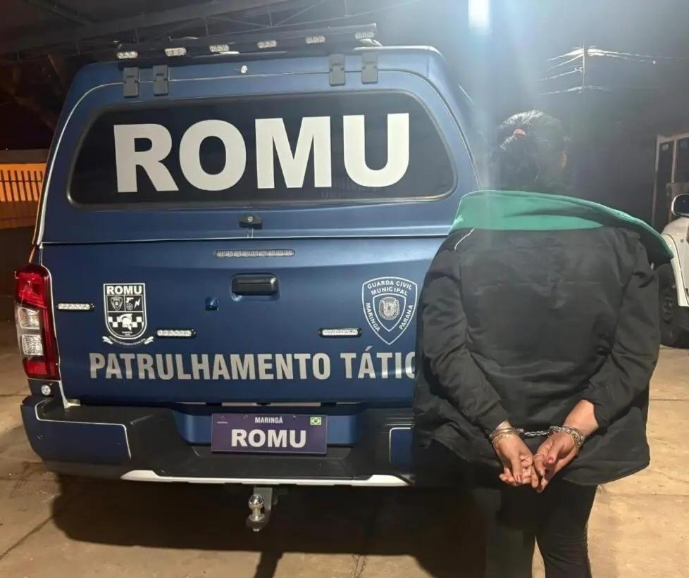 Mulher suspeita de envolvimento em homicídio na Zona 6, é presa pela Guarda Civil de Maringá