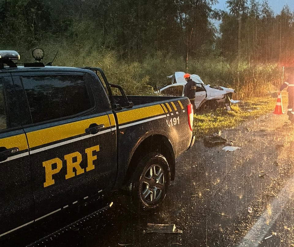Motorista morre em acidente na BR-376 em Paranavaí