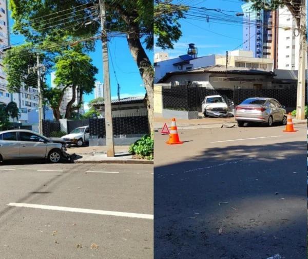 Carro invade casa e criança fica ferida no centro de Maringá