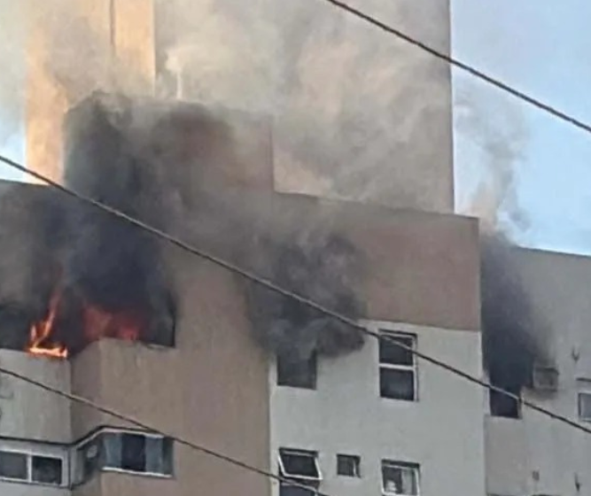 Mau tempo atrasa transferência para Londrina de mulher vítima de incêndio em Cascavel