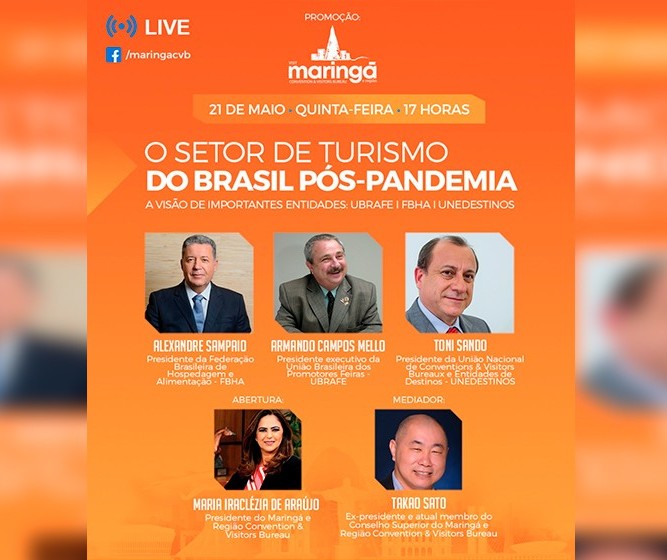 Em live, especialistas debatem o turismo pós-pandemia