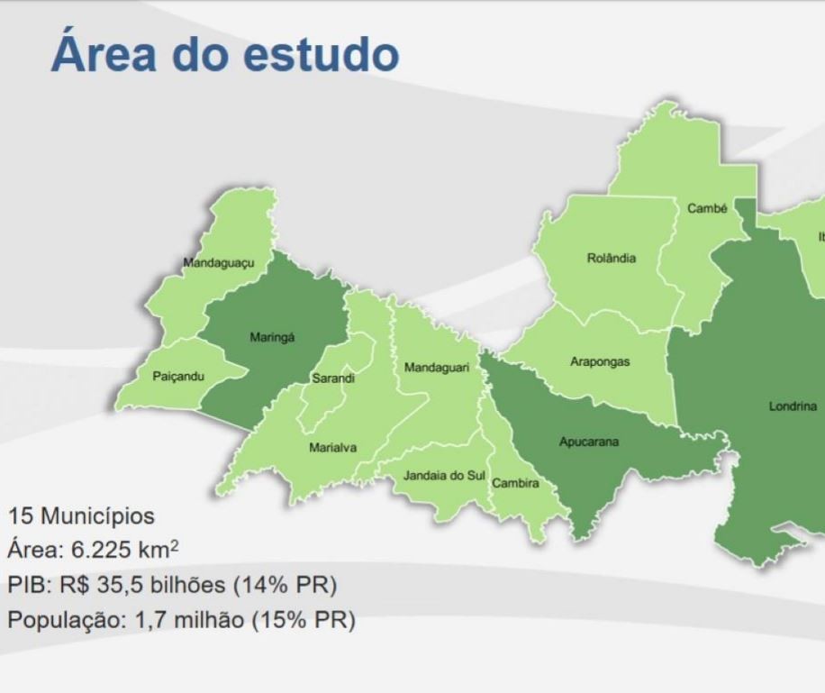 Desvio ferroviário do trem de carga e metrô de superfície estão no plano da Metrópole Paraná Norte 