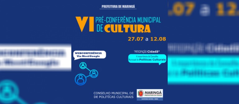 Pré-conferências culturais ocorrem Maringá