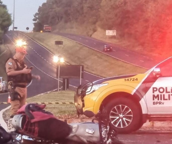 Motociclista morre após acidente em rodovia, em Maringá