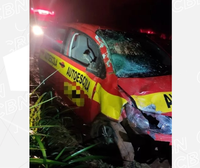 Motorista de autoescola foge após acidente com morte em Missal