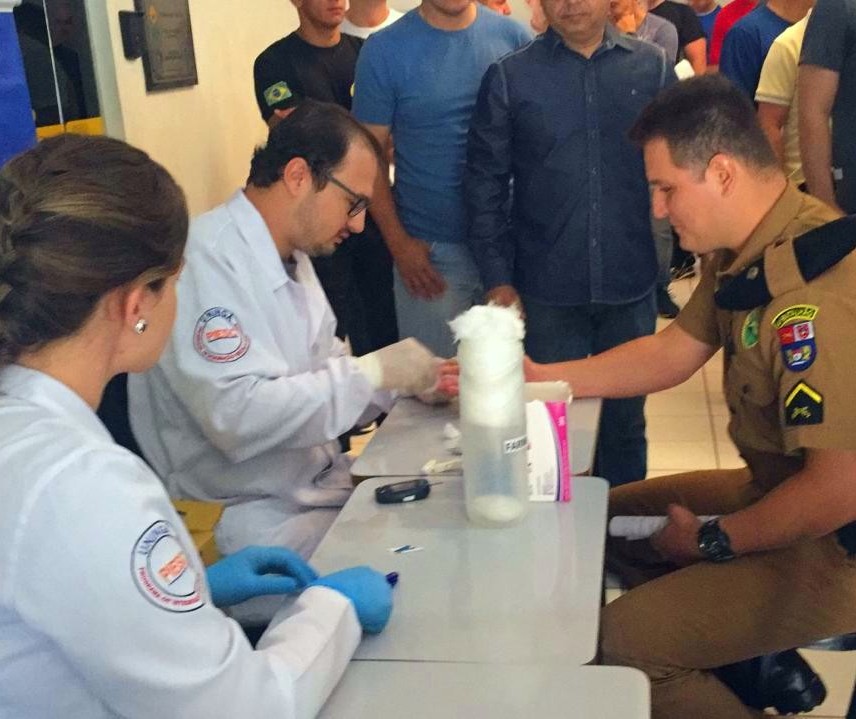 Militares passam por bateria de exames na V Ação de Saúde Preventiva
